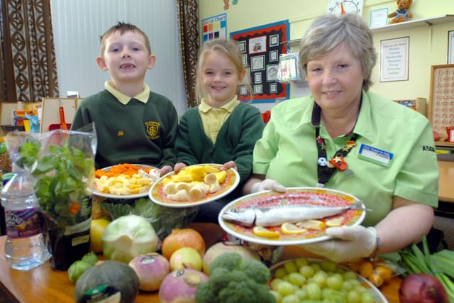 A lesson in healthy eating at St Joseph's RC Primary School in 2007. Does this bring back great memories?