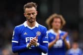 James Maddison of Leicester City looks dejected after the 5-3 loss at Fulham (Picture: Clive Rose/Getty Images)