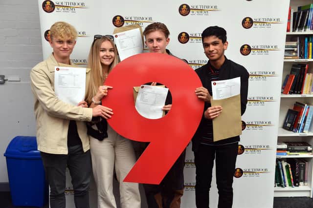 These GCSE high flyers at Southmoor Academy helped make Tyne and Wear one of "the most intelligent areas in England." Picture by Stu Norton.