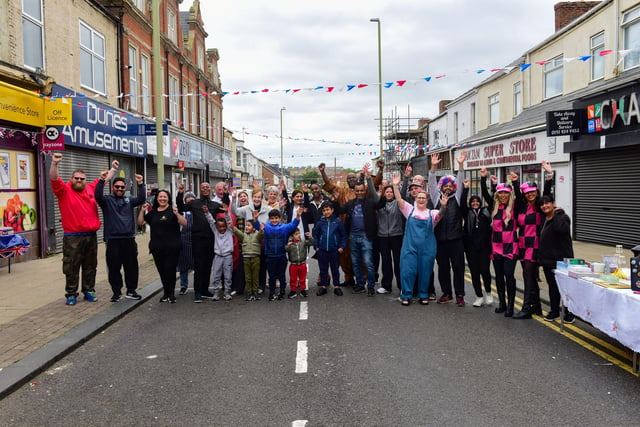 Shop owners and stall holders in Frederick Street, South Shields, at the festival on Saturday.