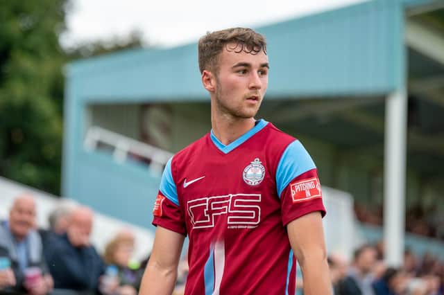 Dan Martin will remain with South Shields for a further month after his loan from Accrington Stanley was extended. (C_McNair)