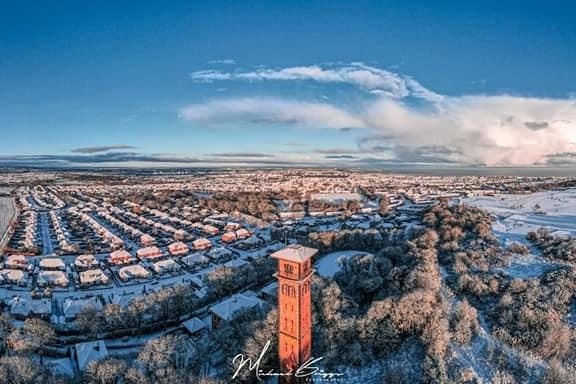 A crisp and cold day over South Tyneside.