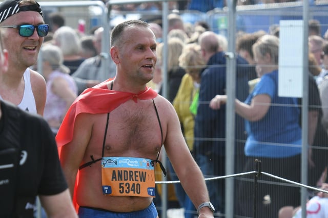 Congratulations to the Great North Runners! Super Andrew is here to save the day.
