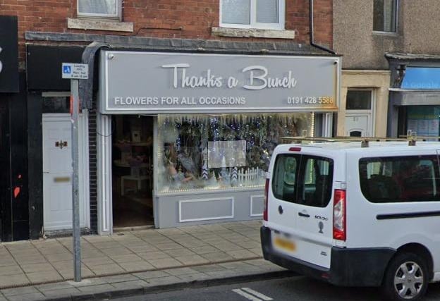 Thanks A Bunch on Station Road in Hebburn has a 4.9 rating from 45 reviews.