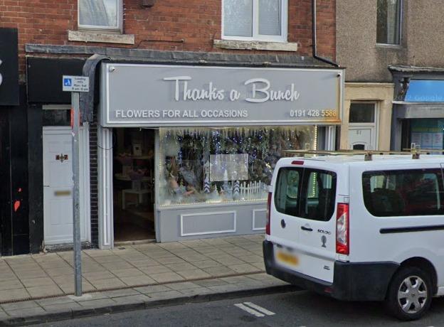 Thanks A Bunch on Station Road in Hebburn has a 4.9 rating from 45 reviews.