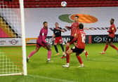 Jack Diamond scores a superb goal at Sincil Bank
