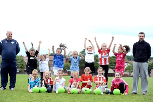 Harton and Westoe Juniors FC started their own girls football team 7 years ago but who do you recognise from the squad.