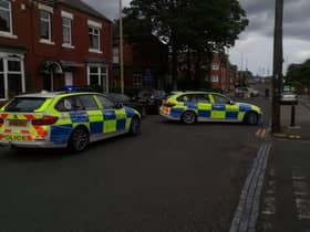 The road has been closed by police