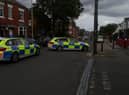 The road has been closed by police