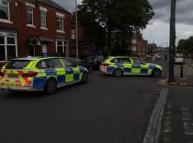 The road has been closed by police