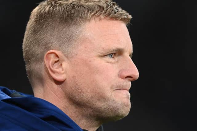 Newcastle United head coach Eddie Howe.
