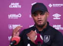Burnley manager Vincent Kompany.