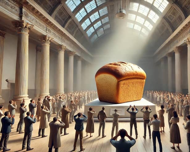 The eighth wonder of the world. Erm, it's bread!