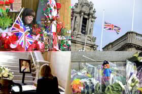 Take a look at these tributes left across South Tyneside.