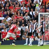 Newcastle United have a disastrous record at Old Trafford (Photo by Laurence Griffiths/Getty Images)