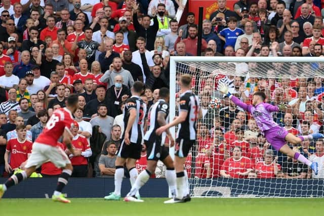 Newcastle United have a disastrous record at Old Trafford (Photo by Laurence Griffiths/Getty Images)