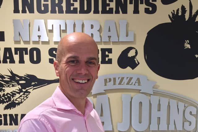 Papa John's franchise sales and business development manager Phil Gaffer.