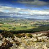 Cheviot view from Simonside
