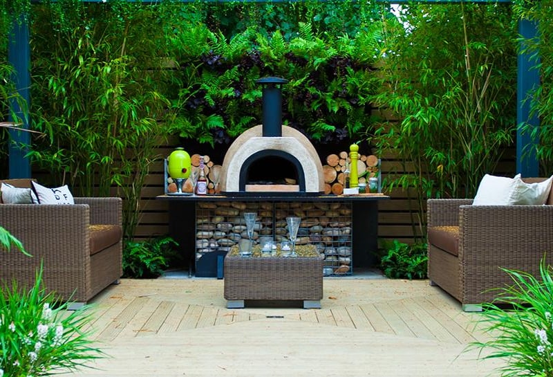 A built-in outdoor pizza oven not only looks brilliant in a garden, but means you can have your family and friends round for a delicious socially distanced feast, and it will also add on more than £3,000 to your home’s value.