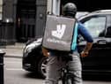 Deliveroo is launching in South Shields. (Photo by TOLGA AKMEN/AFP via Getty Images)