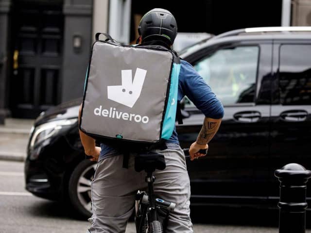 Deliveroo is launching in South Shields. (Photo by TOLGA AKMEN/AFP via Getty Images)