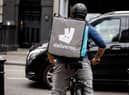 Deliveroo is launching in South Shields. (Photo by TOLGA AKMEN/AFP via Getty Images)
