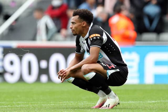 Newcastle United wing back Jacob Murphy scored during the 4-2 defeat to West Ham. (Photo by Ian MacNicol/Getty Images)