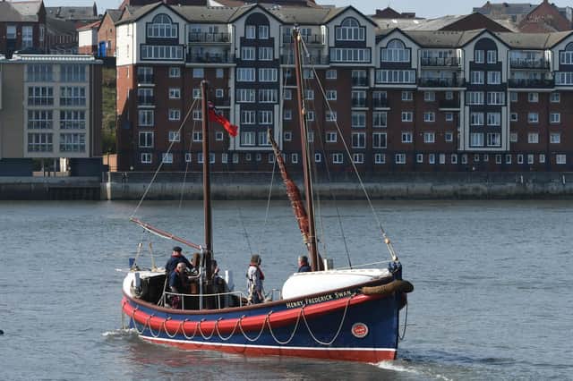 The North East Maritime Trust in action at a previous event in 2019, when a 100-year old restored lifeboat was relaunched after renovation.
