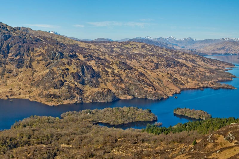 There are plenty of trails around Loch Katrine, in the Loch Lomond and Trossachs National Park, but the best option is to climb the nearby hill of Ben A'an for incredible views over the water.