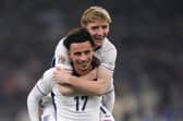Call on us: England's Curtis Jones (left) and Anthony Gordon impressed in England's Nations League win over Greece (Picture: Bradley Collyer/PA Wire)
