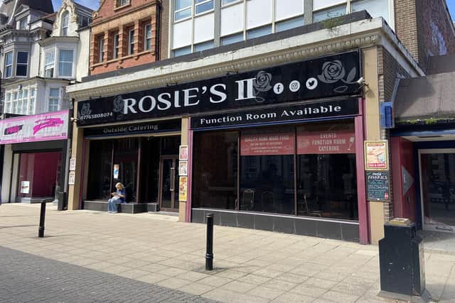 Rosie's II Cafe, in Ocean Road, South Shields.