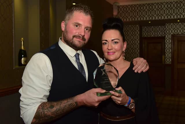 Special Recognition award to Chris and Sarah Cookson at the Best of South Tyneside Awards 2019