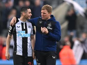 Miguel Almiron bagged a brace as Eddie Howe's side defeated Gateshead in a pre-season friendly (Photo by Stu Forster/Getty Images)