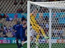 Newcastle United goalkeeper Martin Dubravka conceded an own goal in Slovakia's 5-0 defeat to Spain. (Photo by JAVIER SORIANO/POOL/AFP via Getty Images)