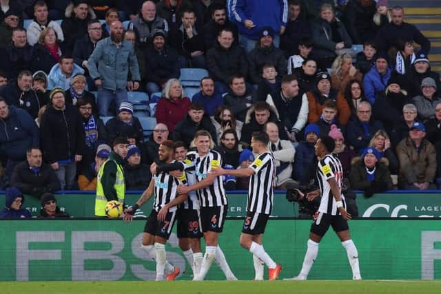 Newcastle United defeated their Carabao Cup Quarter Final opponents Leicester City on Boxing Day (Photo by Nathan Stirk/Getty Images)