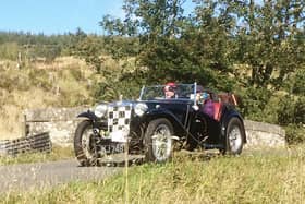 Ian Graham in his 1946 MG TC on a Scottish Borders Tour we organised prior to the pandemic.  Ian is the event organiser for the 'Beating the Bounds' Run and will be doing the 378 miles in that car, which he rebuilt himself some years ago.