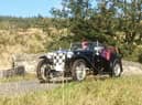 Ian Graham in his 1946 MG TC on a Scottish Borders Tour we organised prior to the pandemic.  Ian is the event organiser for the 'Beating the Bounds' Run and will be doing the 378 miles in that car, which he rebuilt himself some years ago.