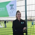 Jill Scott unveiled the Jill Scott Pitch in Jarrow.