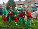 Staff at home care providers Bluebird Care in South Tyneside and Northumberland taking part in the Elf Run