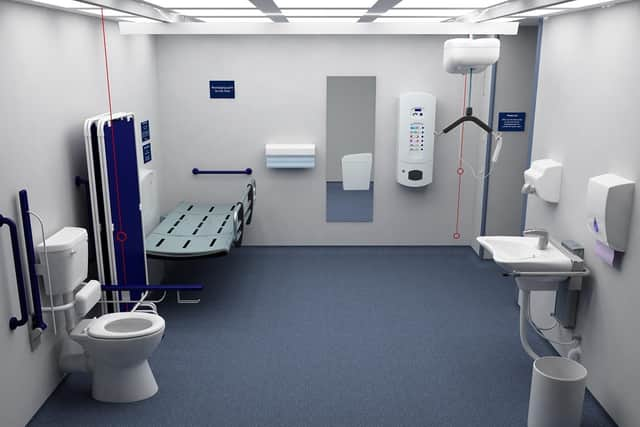 A file image of a Changing Places toilet.