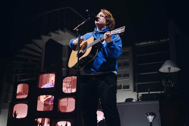 Lewis Capaldi made a two-song cameo at The 1975 in Newcastle. Picture:Jordan Curtis Hughes.