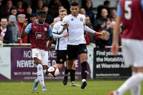 Sunderland loanee Bali Mumba in action for South Shields.