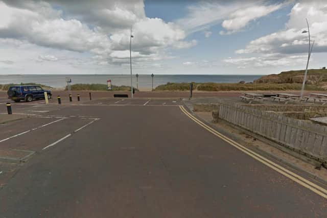 The incident happened at Trow Rocks in South Shields. Image copyright Google Maps.