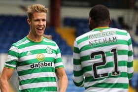 Newcastle United have been strongly linked with Celtic defender Kristoffer Ajer. (Photo by Paul Campbell/Getty Images)