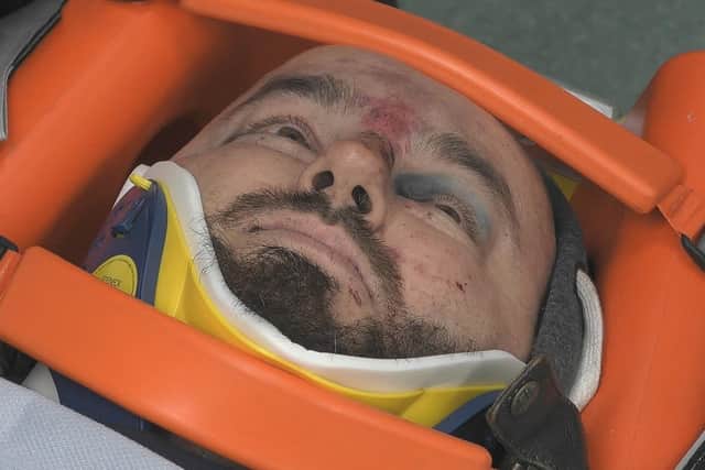 Miroslav - known to friends as Milky - found himself in the Queen's Medical Centre in Nottingham in the new series of 24 Hours in A&E (Picture: Channel 4)