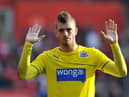 Newcastle United's Italian defender Davide Santon gestures to their fans after losing the English Premier League football match between Southampton and Newcastle United at St Mary's Stadium in Southampton, southern England on March 29, 2014. Southampton won 4-0. AFP PHOTO / GLYN KIRK