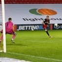 Jack Diamond scores at Sincil Bank