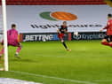 Jack Diamond scores at Sincil Bank