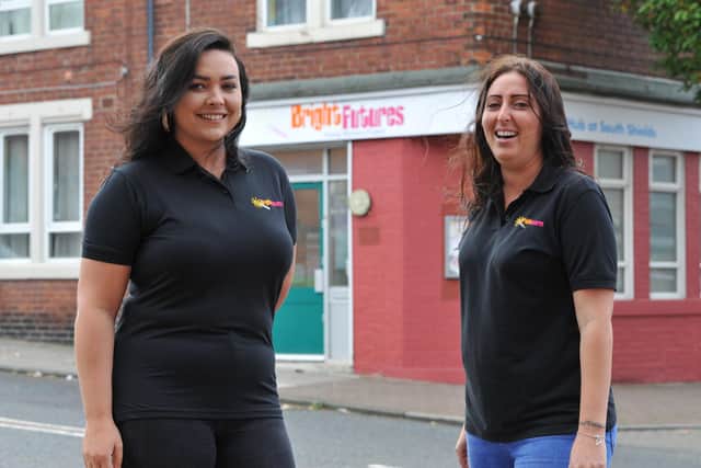 Bright Future's staff members Dominique Hendry and Lianne Reidy.