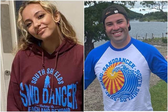 The SandDancer Clothing Co. brand has attracted a number of celebrity fans including South Shields stars Jade Thirlwall and Joe McElderry.